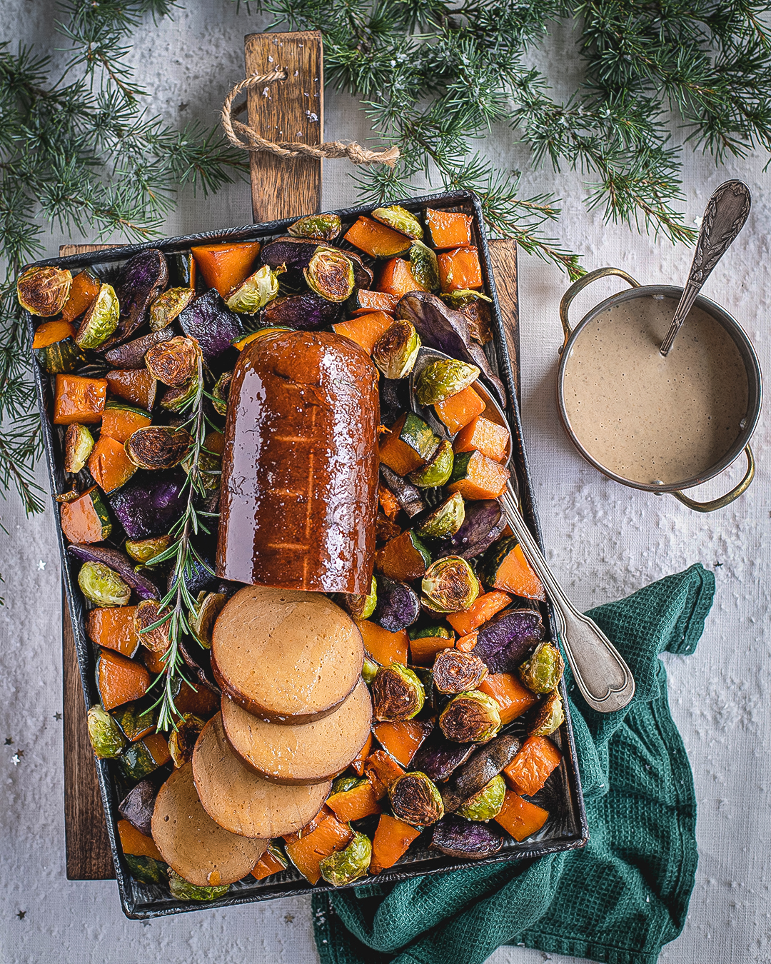 Rôti de Noël végétalien - Wheaty: 100 % végétal, bio et délicieux